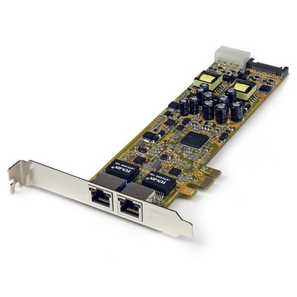 STARTECH.COM DUAL PORT GIGABIT ETHERNET PCIE NETWORK POE CARD - PSE ADAPTER 2 YR STARTECH — view 2