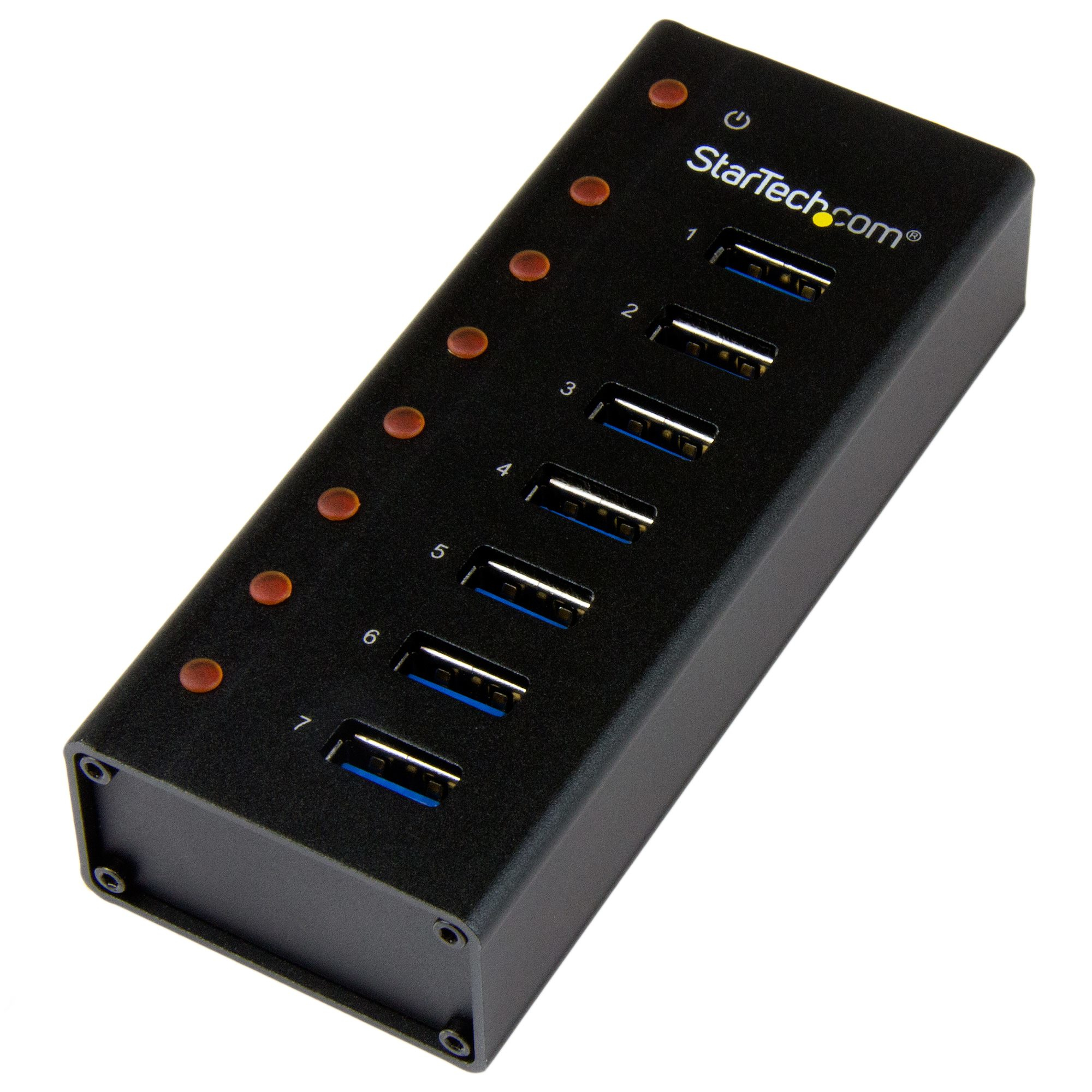 STARTECH.COM 7 PORT USB 3.0 HUB - 7XUSB-A - MOUNTABLE, METAL - SELF POWERED 2 YR STARTECH — view 2