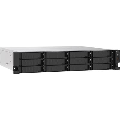 QNAP 12-BAY NAS(NO DISK) AMD QC 2.2GHz, 8GB, 2.5GbE(2), PCIe(2), 2U, RPSU, 3YR WTY QNAP — view 2