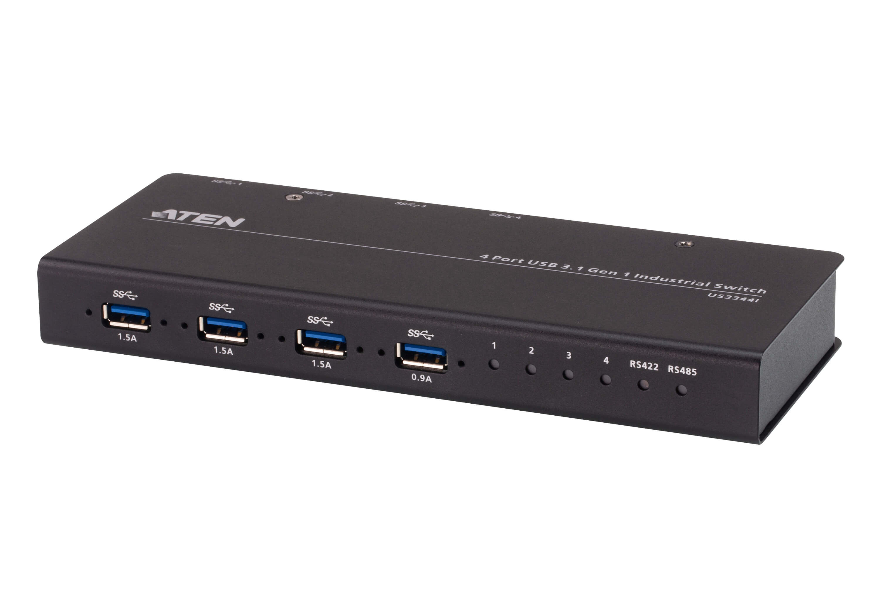 ATEN 4-PORT USB 3.1 GEN 1 INDUSTRIAL HUB SWITCH ATEN — view 2