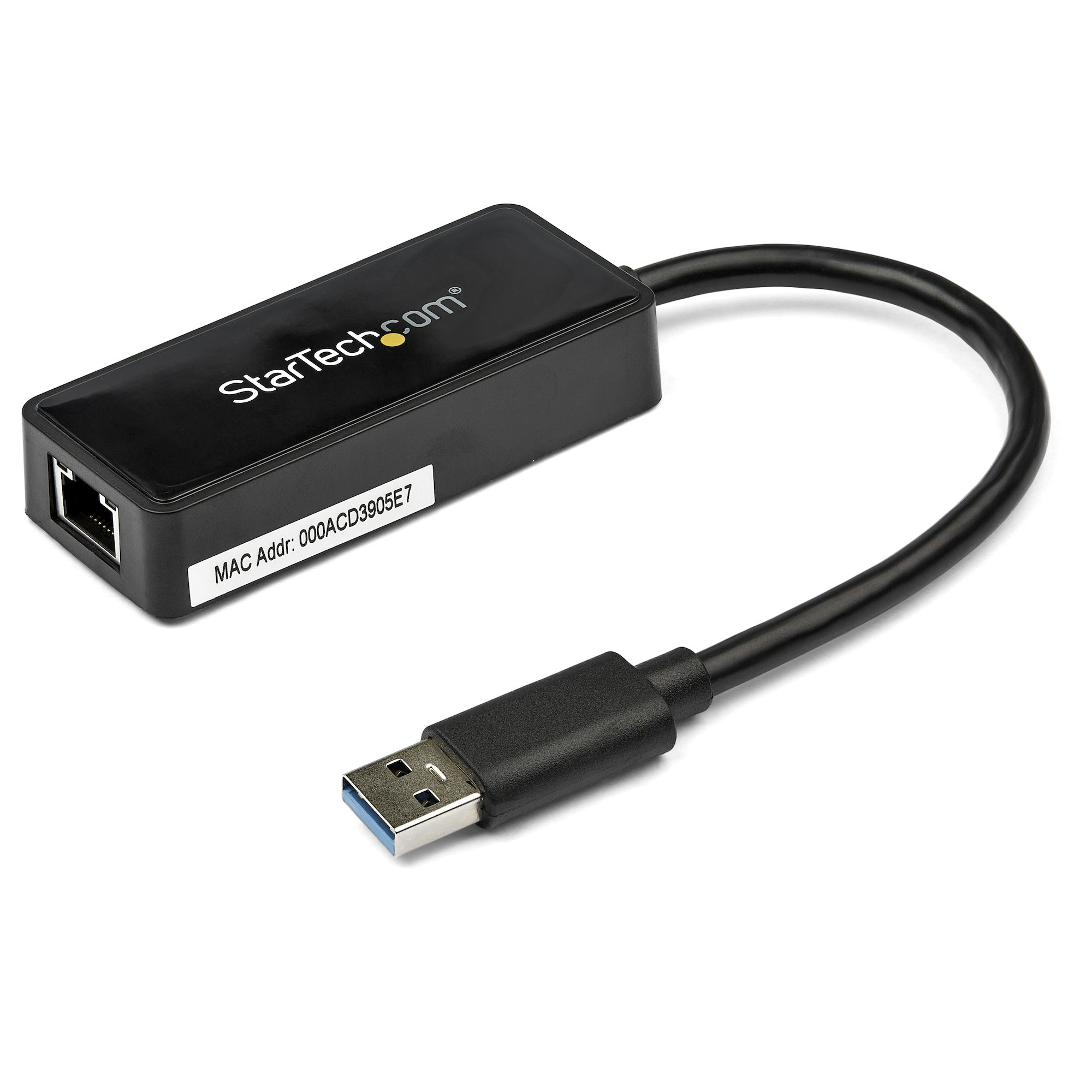 STARTECH.COM USB 3.0 TO GIGABIT ETHERNET NIC NETWORK ADAPTER W/USB PORT 2 YR STARTECH — view 2