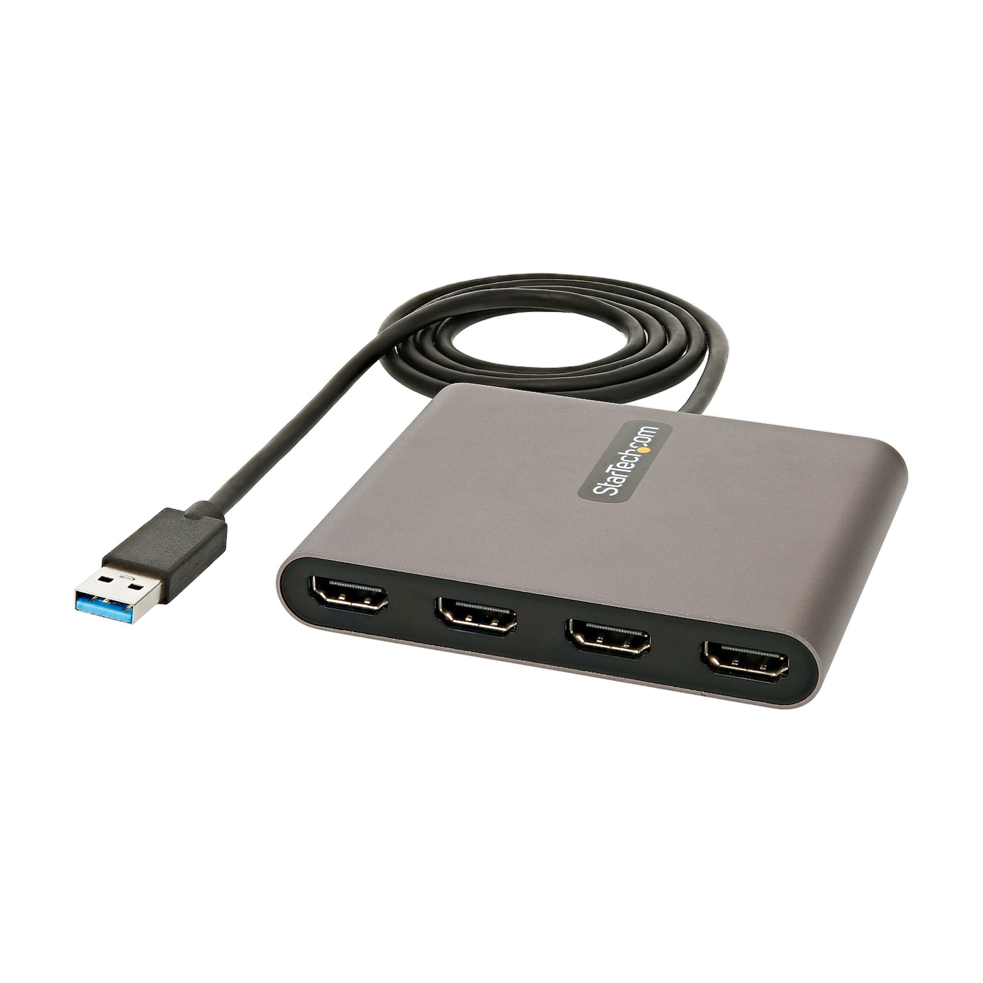 STARTECH.COM USB 3.0 TO 4 HDMI ADAPTER, QUAD MONITOR EXTERNAL GRAPHICS CARD 3 YR STARTECH — view 2