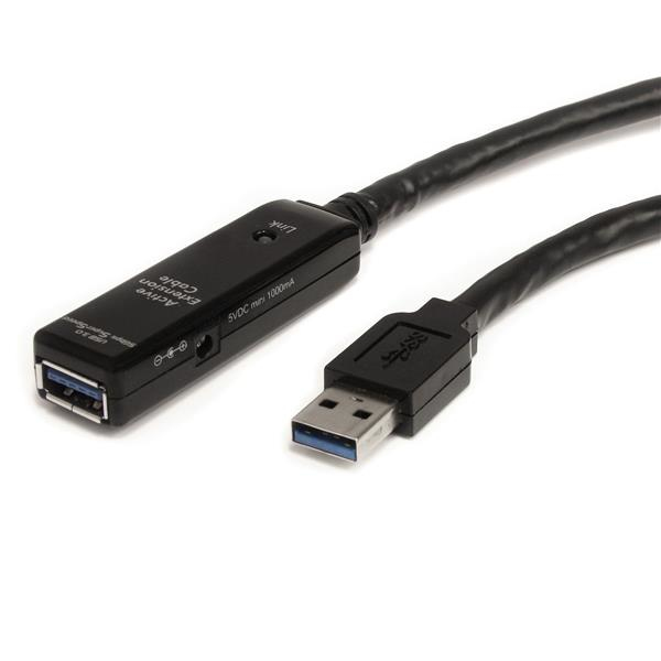 STARTECH.COM 10M USB 3.0 ACTIVE EXTENSION CABLE - M/F-USB 3.0 A TO B CABLE 2 YR STARTECH — view 2