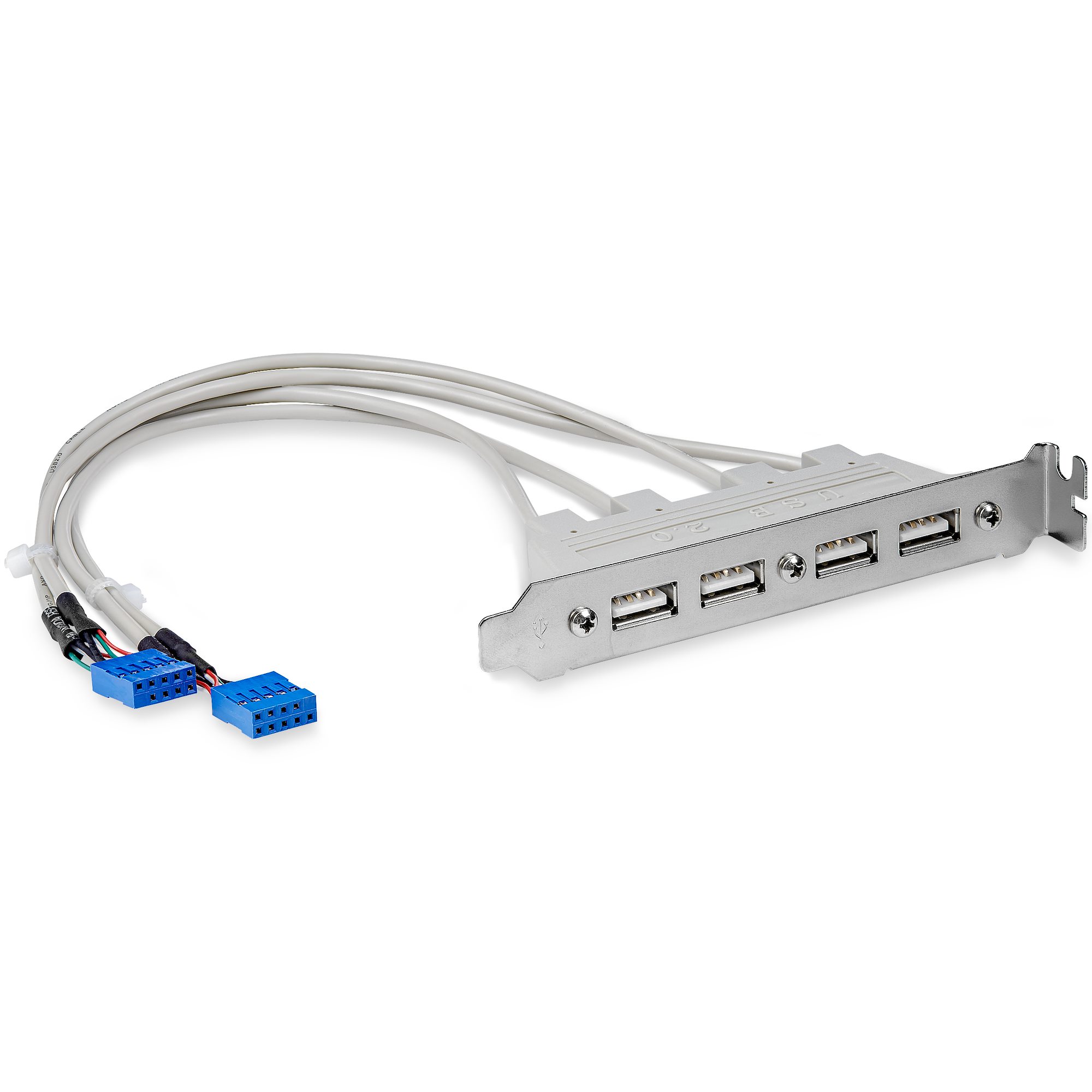 STARTECH.COM 4 PORT USB A FEMALE SLOT PLATE ADAPTER LTW STARTECH — view 2