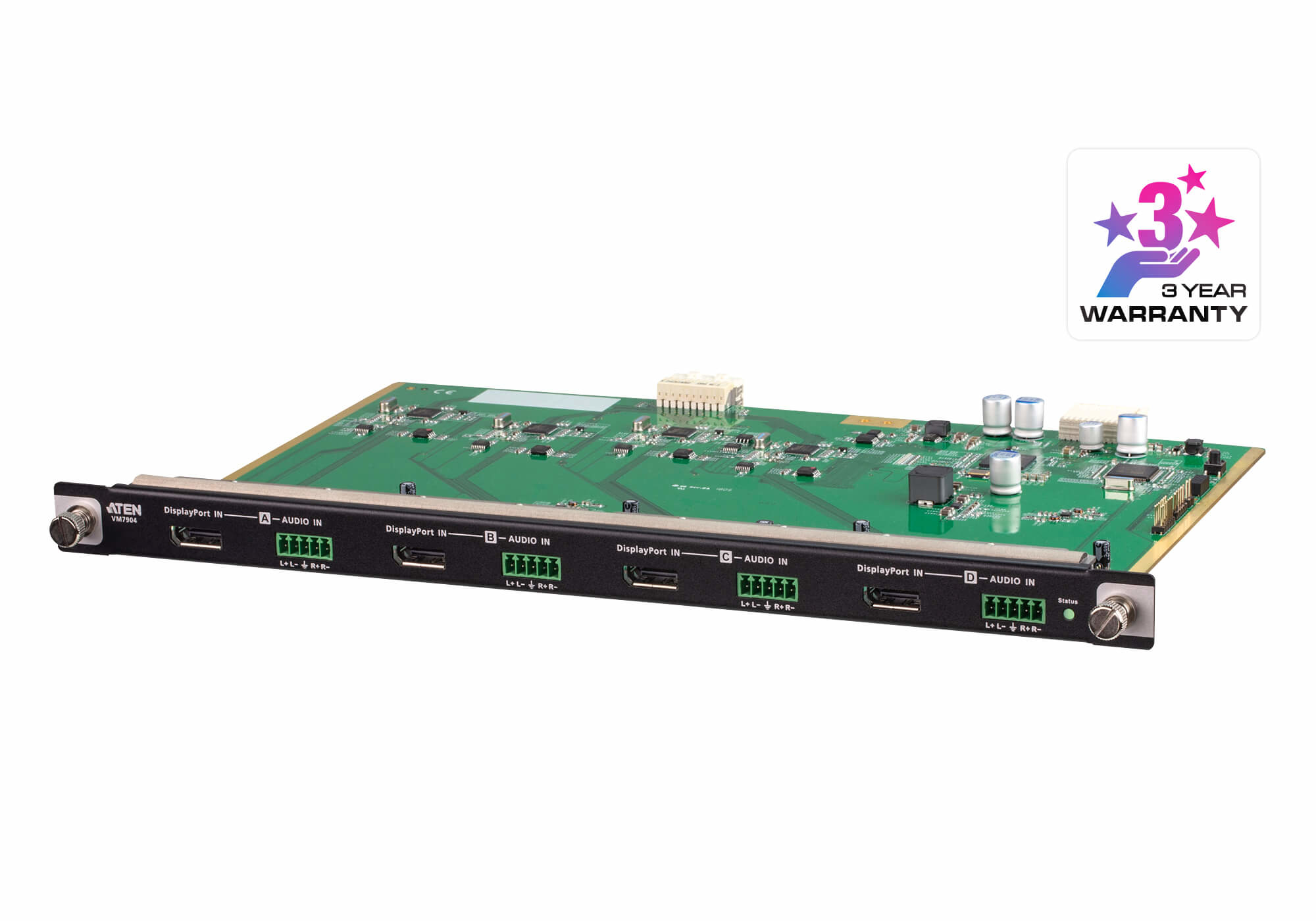ATEN 4 PORT 4K DISPLAYPORT INPUT BOARD FOR VM1600A/VM3200 ATEN — view 2