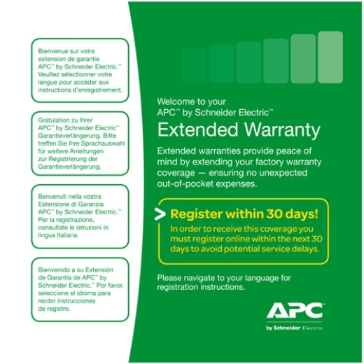 APC (1) YEAR WARRANTY EXTENSION FOR (1) EASY UPS SMV LEVEL 01 APC — view 2