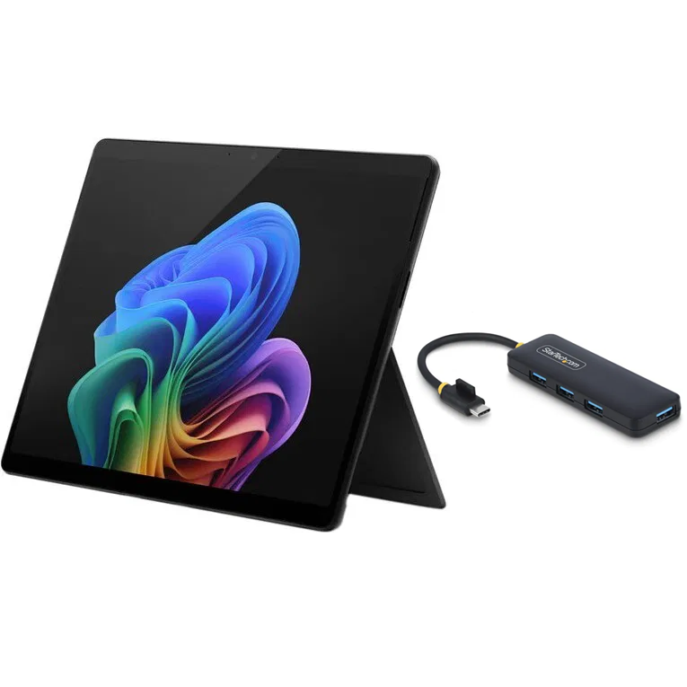 MICROSOFT BUNDLE - SURFACE PRO 11TH ED SD ELITE 16GB 512GB BLACK - FREE ST.COM USB HUB MICROSOFT — view 2