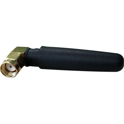 2dBi 2.4GHz Omni Indoor Antenna with Fixed Right Angle RP-SMA Male Connector Go Wireless NZ — view 1