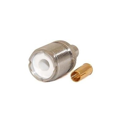 UHF Female 50 Ohm CRIMP Connector for LMR195/RG58 Go Wireless NZ — view 2