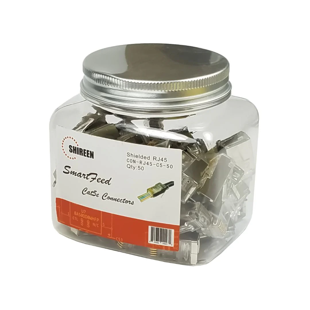 Shireen CAT-C5e RJ45 Smart Feed Connector 50 pack Shireen — view 2