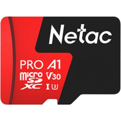 Netac P500 Extreme Pro microSDXC V30 Card with Adapter 128GB Go Wireless NZ — view 2