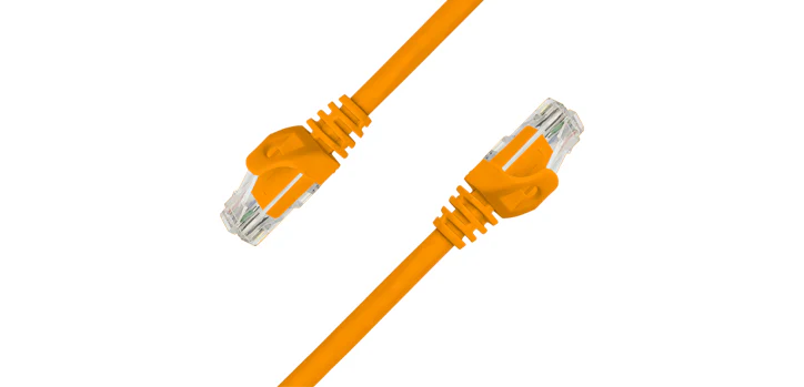 2 Metre Cat6 UTP Indoor Ethernet Cable - Orange Go Wireless NZ — view 2