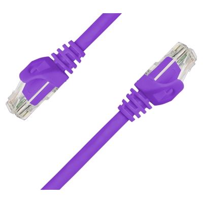 7.5 Metre Cat6 UTP Indoor Ethernet Cable - Purple Go Wireless NZ — view 2