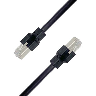2 Metre Cat6A S/FTP PUR Outdoor Shielded Ethernet Cable Go Wireless NZ — view 2