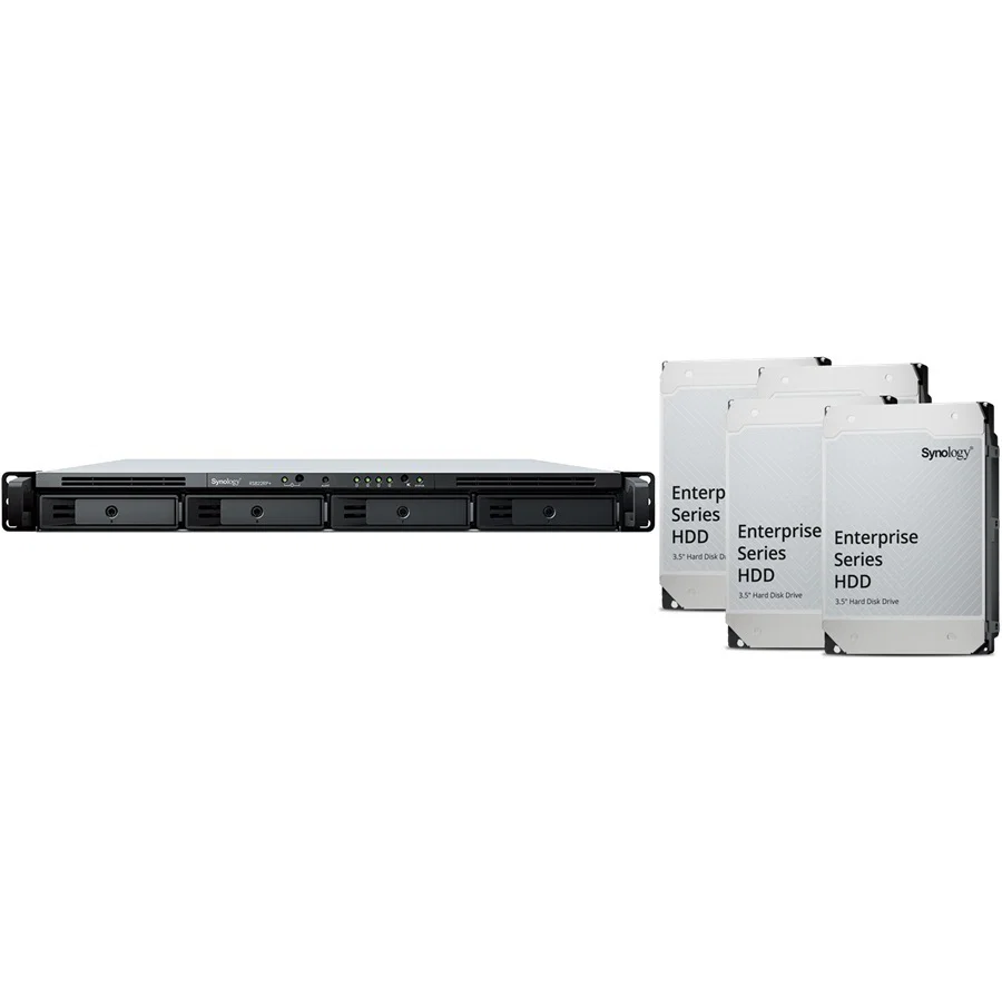 Synology RTG RS822+ 1U 4 Bay Rackmount NAS (80Tb) 4x Synology Enterprise 20Tb Synology — view 2