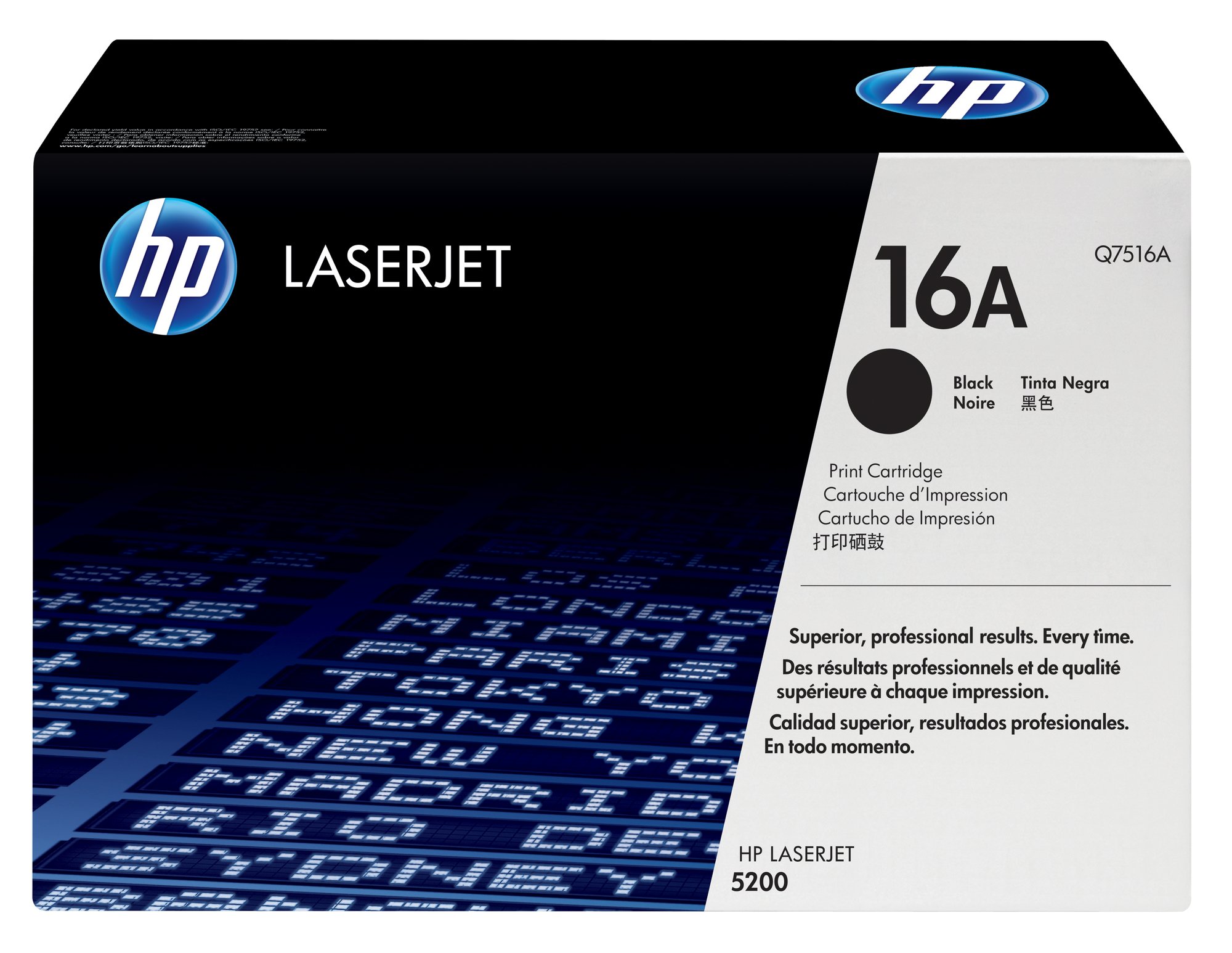 HP 16A BLACK ORIGINAL LJ TONER CARTRIDGE HP — view 2
