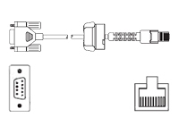 ZEBRA LXE: 6ft Straight locking AP DTR DB-9M ZEBRA — view 2