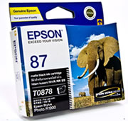 EPSON T0878 INK CARTRIDGE MATTE BLACK R1900 EPSON — view 2
