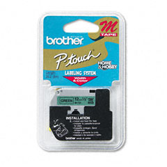 BROTHER 12MM BLK ON GRN TAPE for PT65 PT85 PT100 BROTHER — view 2