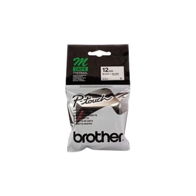 BROTHER 12MM BLK ON SLVR TAPE for PT65 PT85 PT10 BROTHER — view 2
