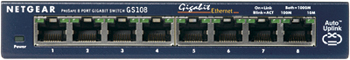 NETGEAR GS108 8PT GIGABIT ETHERNET SWITCH NETGEAR — view 2