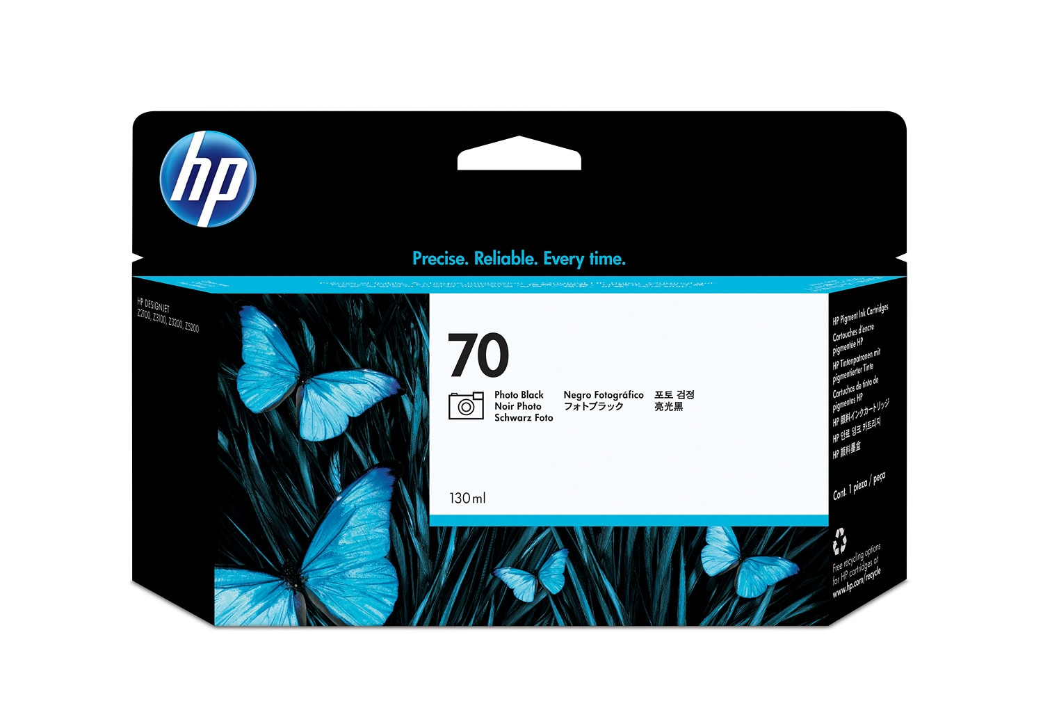 HP 70 130ml Photo Black Ink Cartridge HP — view 2