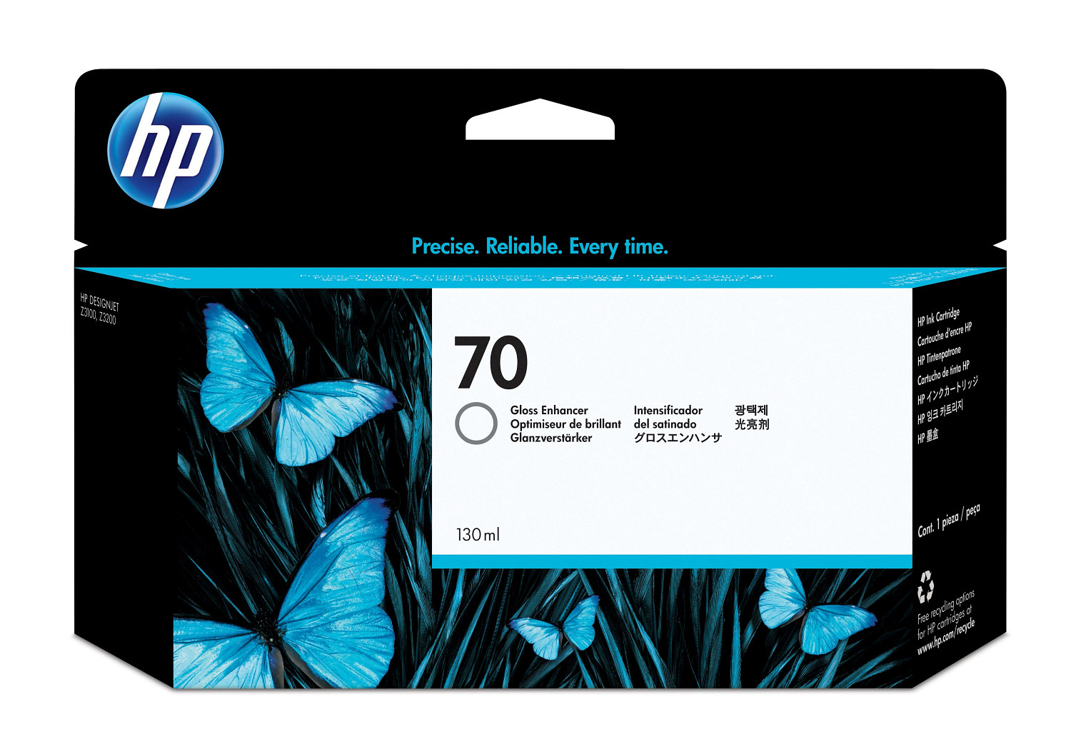 HP 70 130ml Gloss Enhancer Ink Cartridge HP — view 2