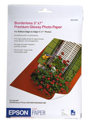EPSON S041464 PREM GLOSSY PHOTO PAPER 5X7 EPSON — view 2