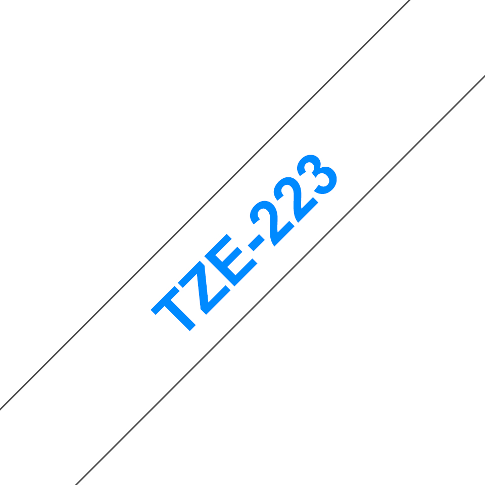 BROTHER TZe223 9mm x 8m Standard laminated Blue BROTHER — view 2