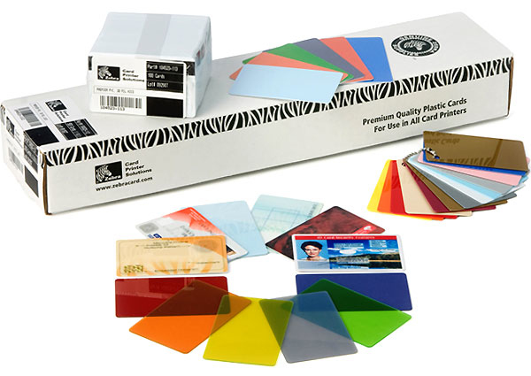 ZEBRA 500-PK PVC CARDS 30MIL SILVER IN ZEBRA — view 2