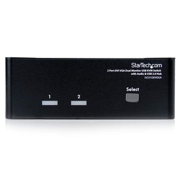 StarTech.com 2 Port DVI VGA Dual Monitor KVM Switch StarTech.com — view 3