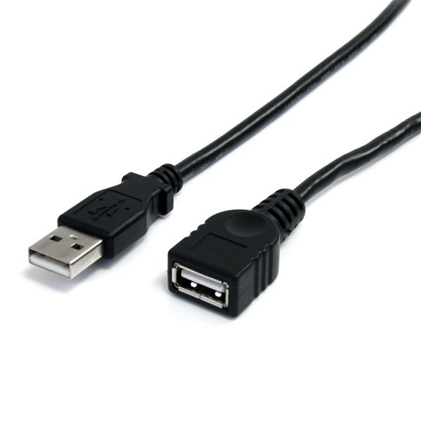 StarTech.com 10 ft Black USB Extension Cable A to A StarTech.com — view 2