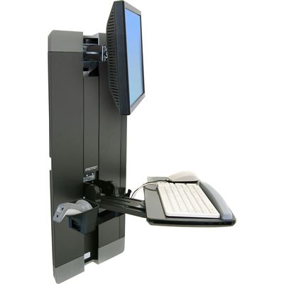 ERGOTRON 9IN VERTICAL LIFT+SLIDE TRAY CHARCOAL ERGOTRON — view 2