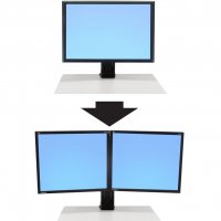 ERGOTRON WorkFit-C Single HD to Dual conv kit. ERGOTRON — view 2