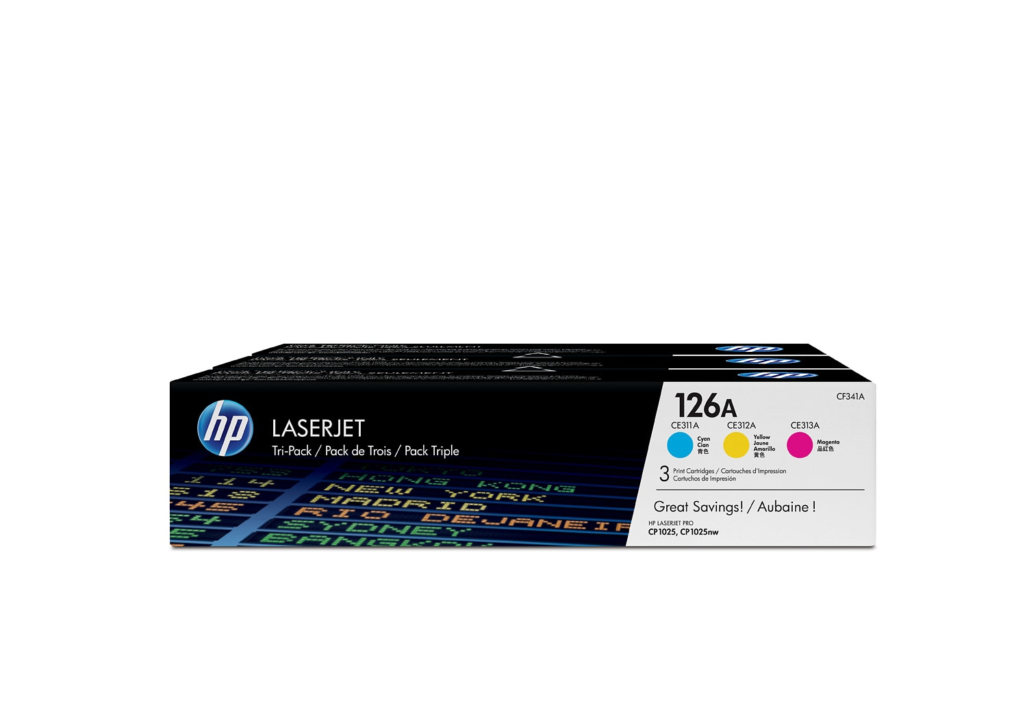 HP 126A CYM COMBO-P LJ TONER CART-CF341A HP — view 2