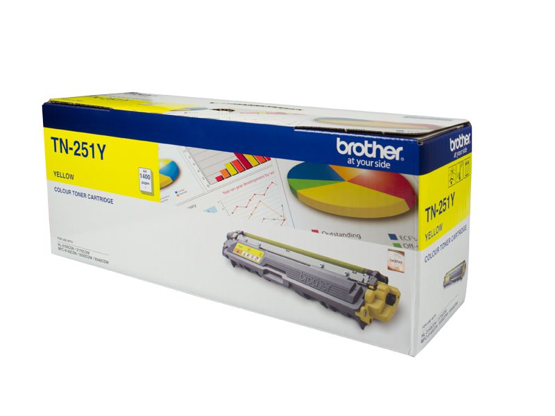 BROTHER TN251Y Toner Yellow yield up to 1 400 pa BROTHER — view 2