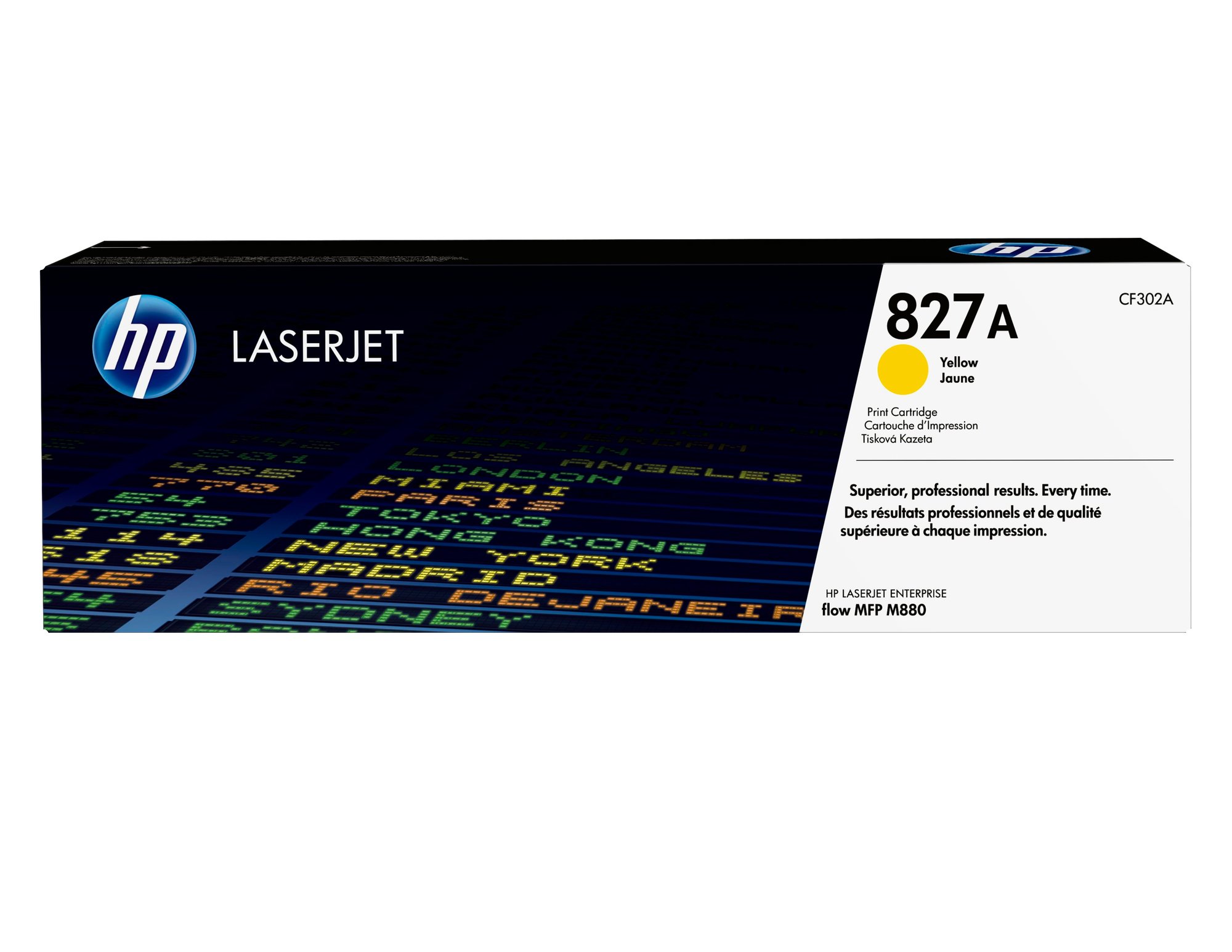 HP 827A YELLOW LJ TONER CART CF302A HP — view 2