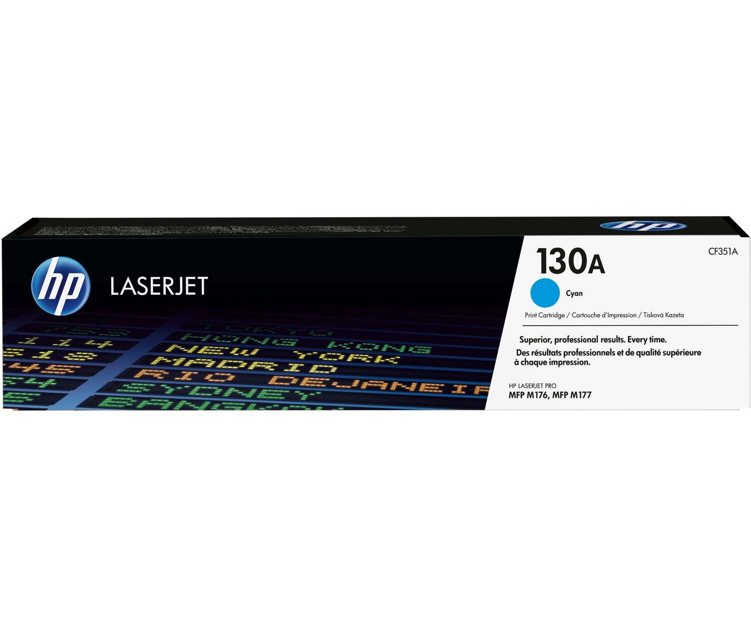 HP 130A CYAN LJ TONER CART CF351A HP — view 2