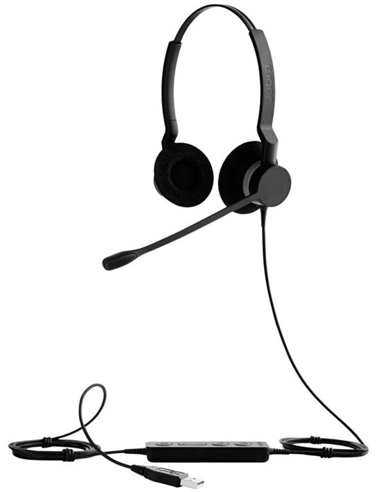 JABRA BIZ 2300 USB DUO HEAD BRACKED MUTE/VOL. JABRA — view 2