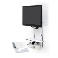 ERGOTRON PATIENT ROOM VL18 STS WM BRIGHT WHITE ERGOTRON — view 2