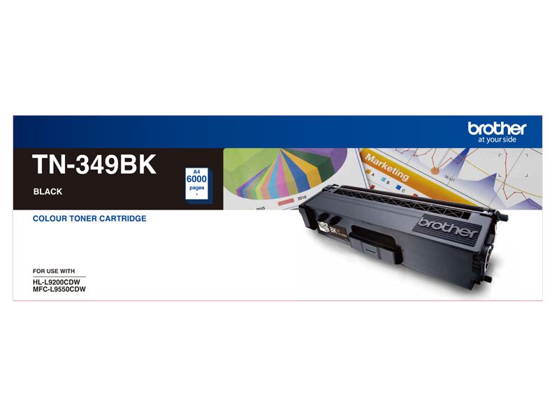 BROTHER TN349BK 6000 pages Black Toner BROTHER — view 2