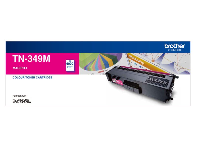 BROTHER TN349M 6000 pages Magenta Toner BROTHER — view 2