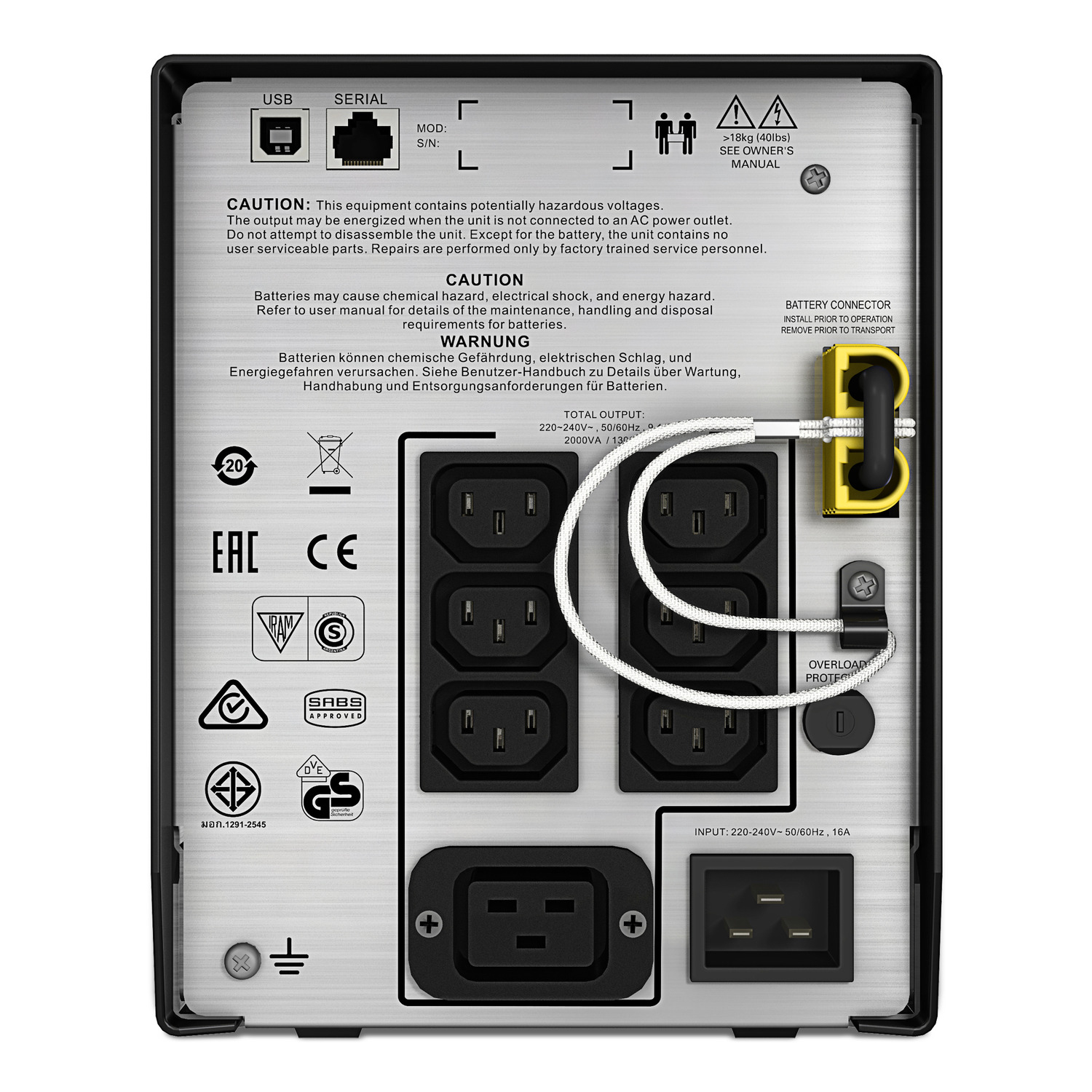 APC Smart-UPS C 2000VA LCD 230V APC — view 3