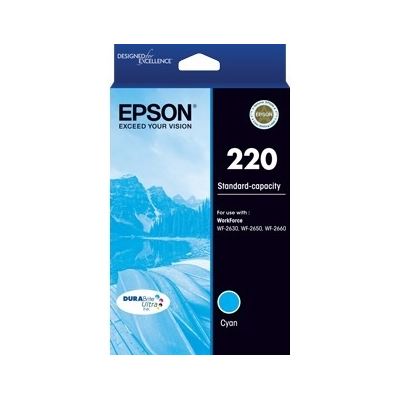EPSON 220 (C12T293292) Std capacity Cyan ink EPSON — view 2