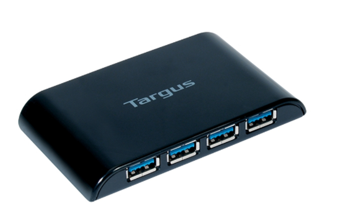 TARGUS HUB 4-PORT USB 3.0 BLACK GRAY OEM TARGUS — view 2