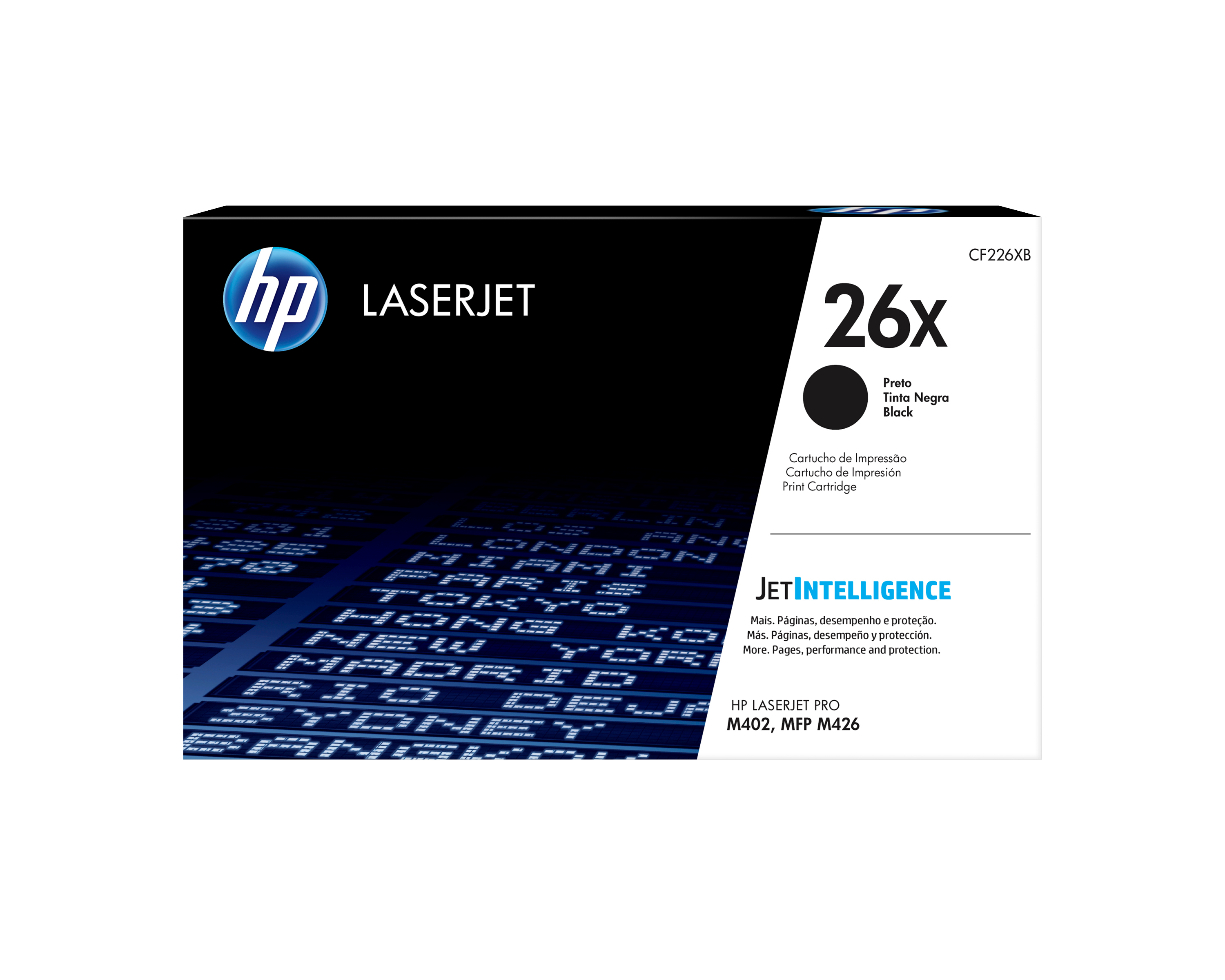 HP 26X BLACK HY LJ TONER CART CF226X HP — view 2
