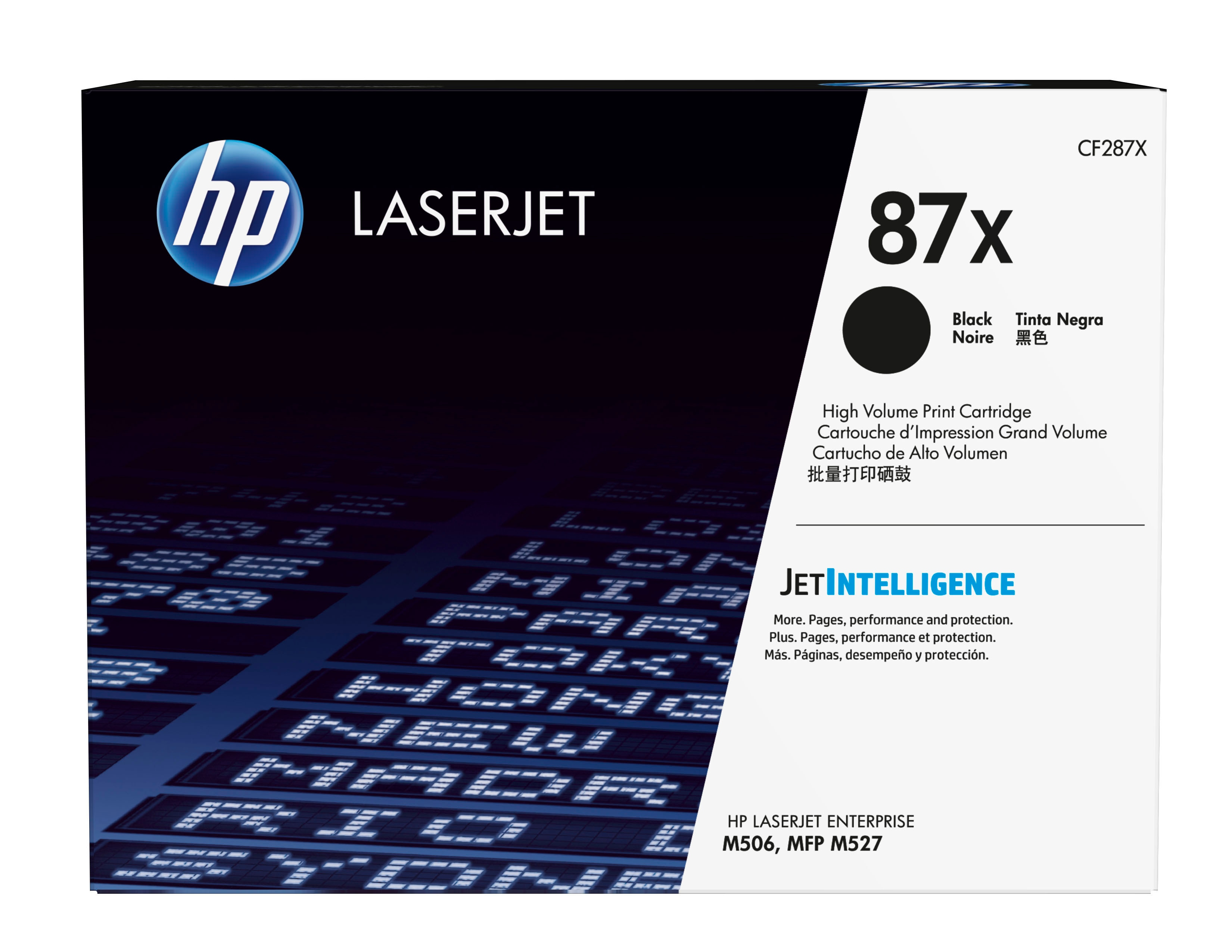 HP 87X BLACK HY LJ TONER CART CF287X. HP — view 2