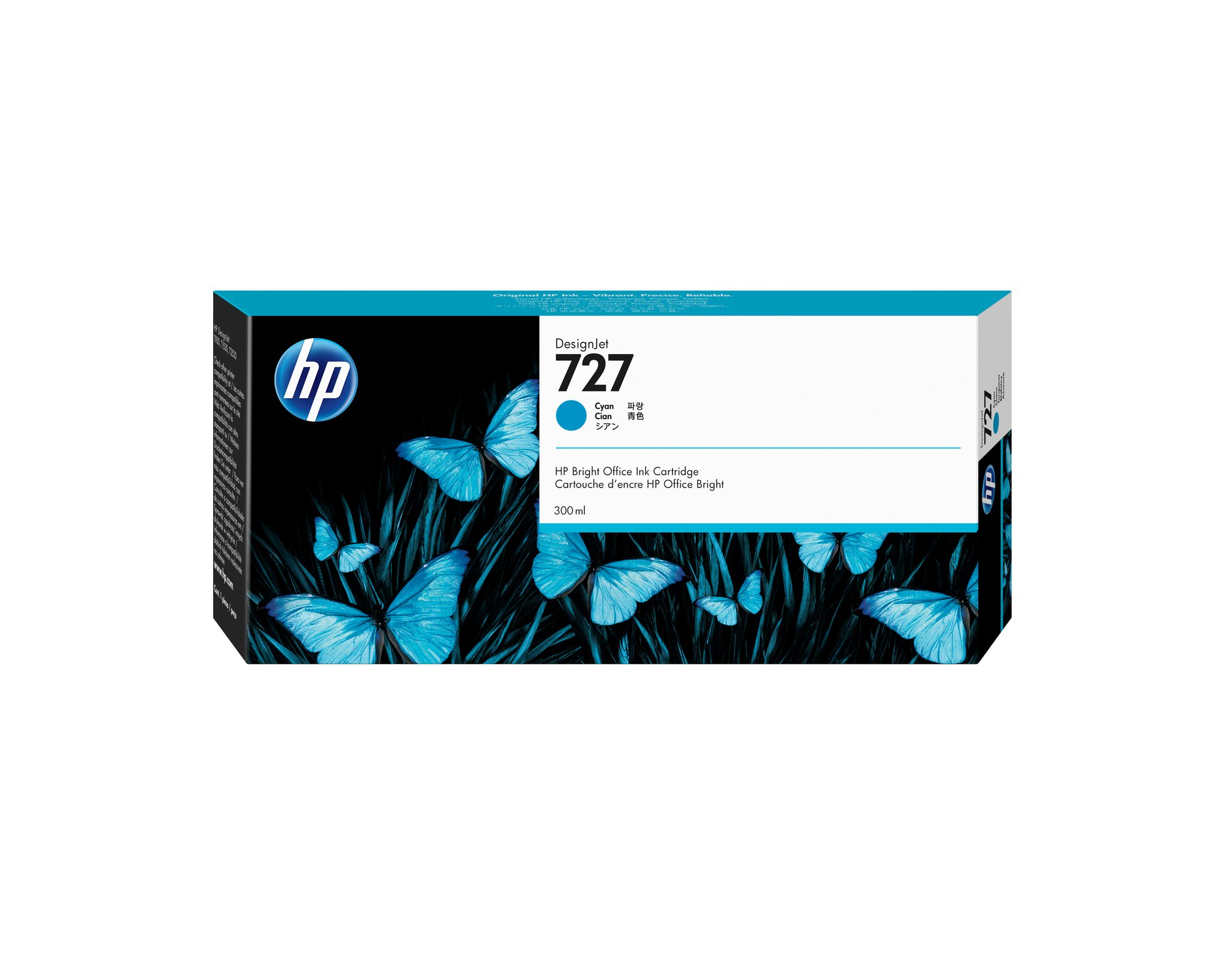 HP INK CARTRIDGE No 727 Cyan 300ml HP — view 2
