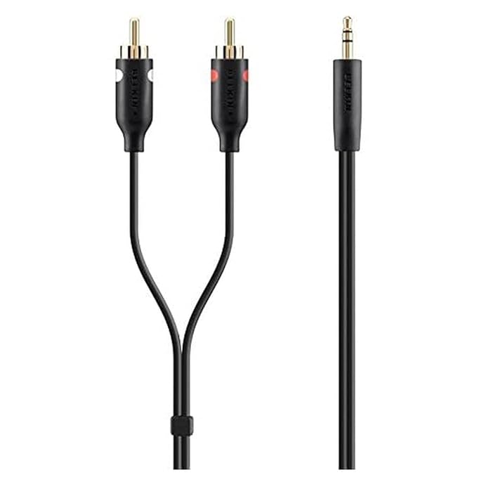 BELKIN Portable Y Audio Cable 2m - Gold Conn BELKIN — view 2