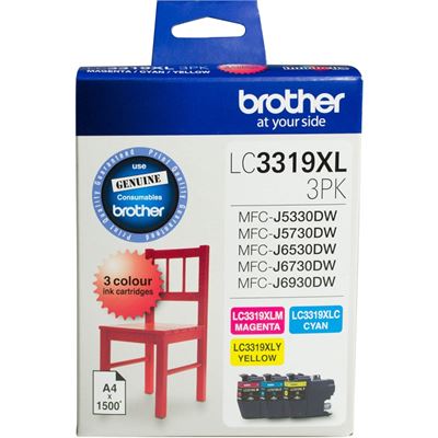 BROTHER LC3319XL3PK HIGH YIELD 4500 PAGES BROTHER — view 2